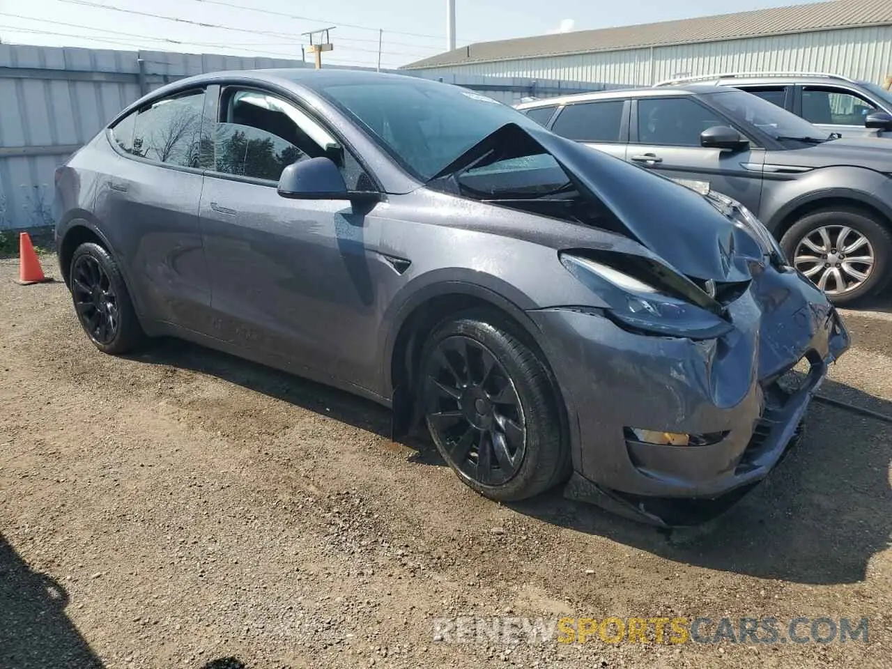 4 Photograph of a damaged car LRWYGDEE0PC162050 TESLA MODEL Y 2023