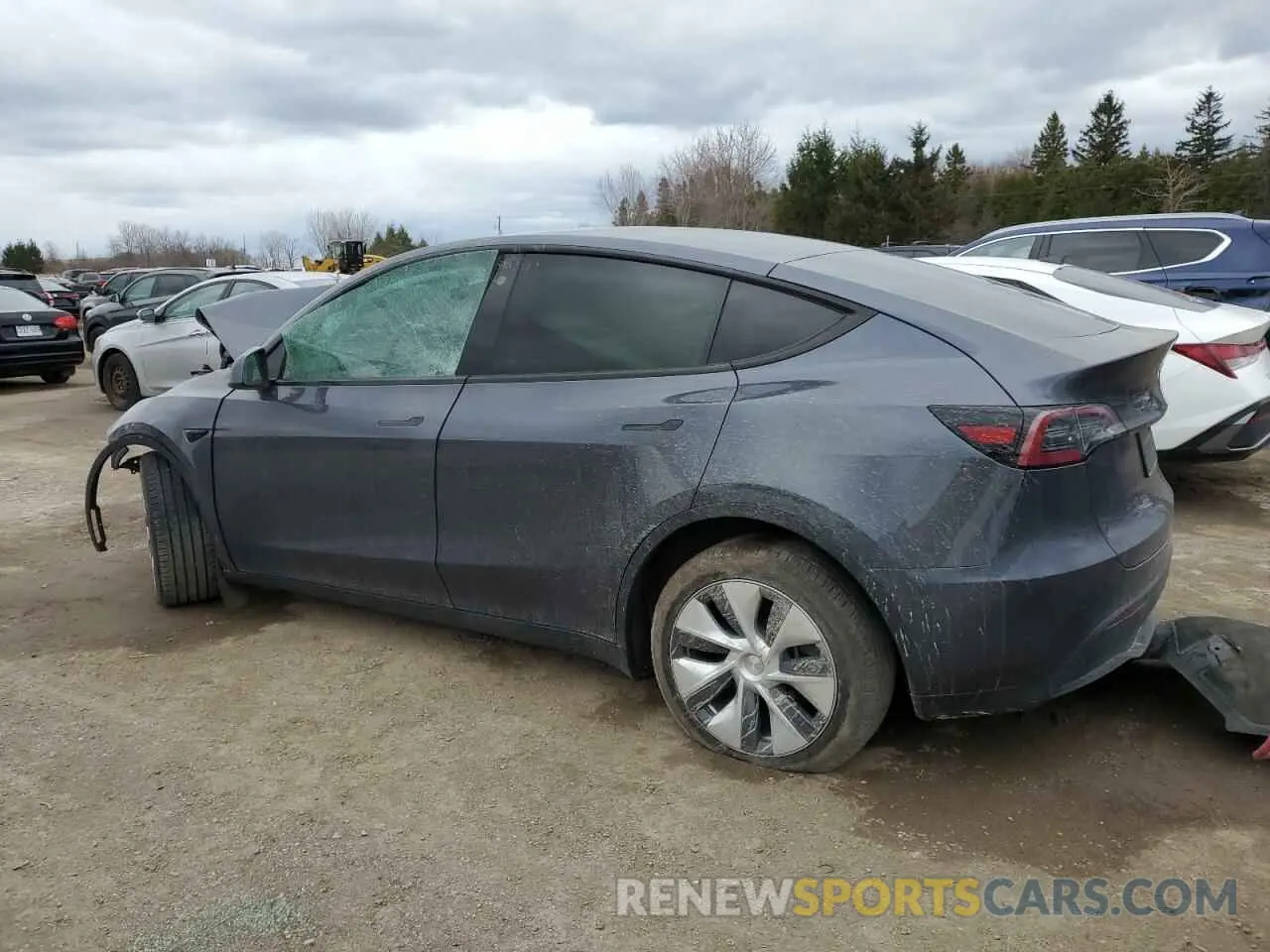 2 Photograph of a damaged car LRWYGDFD5PC164043 TESLA MODEL Y 2023