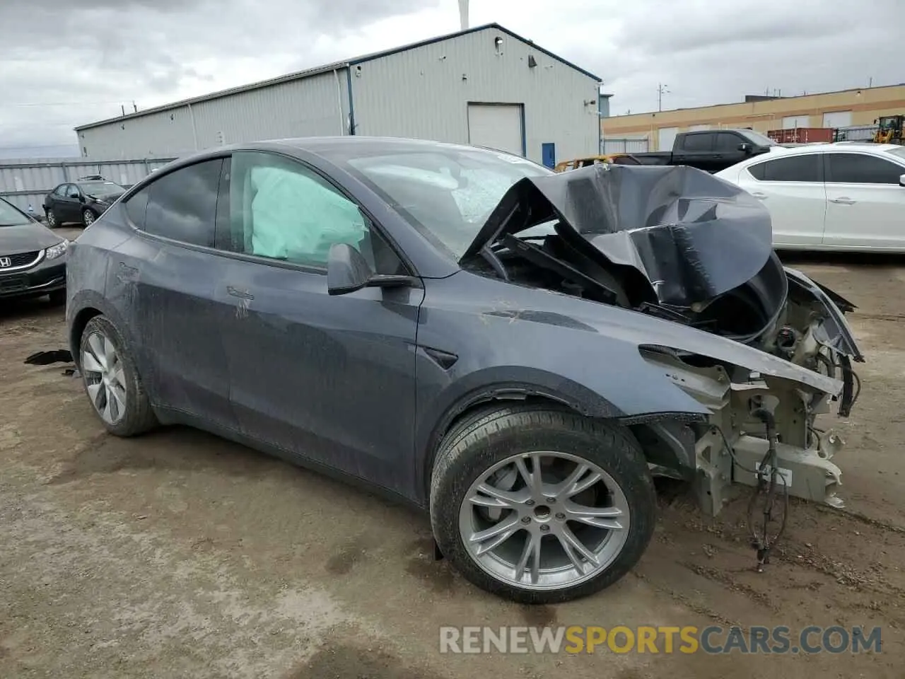 4 Photograph of a damaged car LRWYGDFD5PC164043 TESLA MODEL Y 2023