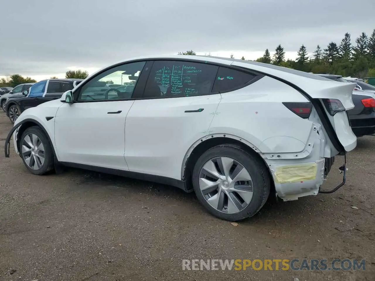 2 Photograph of a damaged car LRWYGDFD5PC901807 TESLA MODEL Y 2023