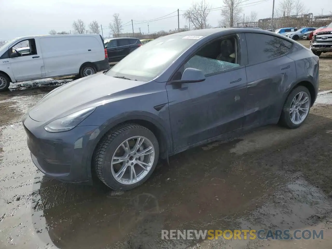 1 Photograph of a damaged car LRWYGDFD6PC163418 TESLA MODEL Y 2023