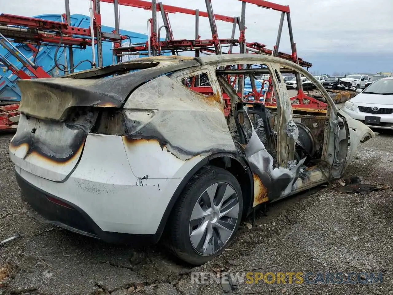 3 Photograph of a damaged car LRWYGDFDXPC902306 TESLA MODEL Y 2023