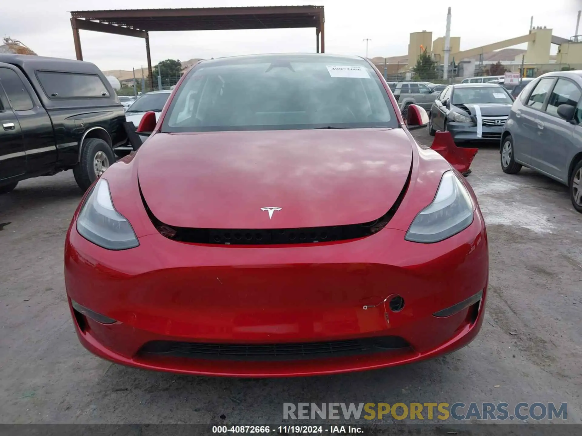 13 Photograph of a damaged car 7SAYGAEE0RF017553 TESLA MODEL Y 2024