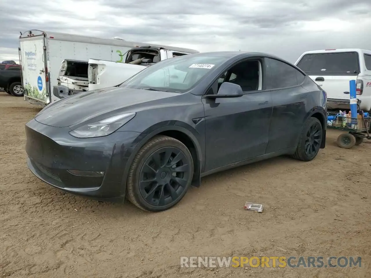 1 Photograph of a damaged car 7SAYGAEE0RF026401 TESLA MODEL Y 2024