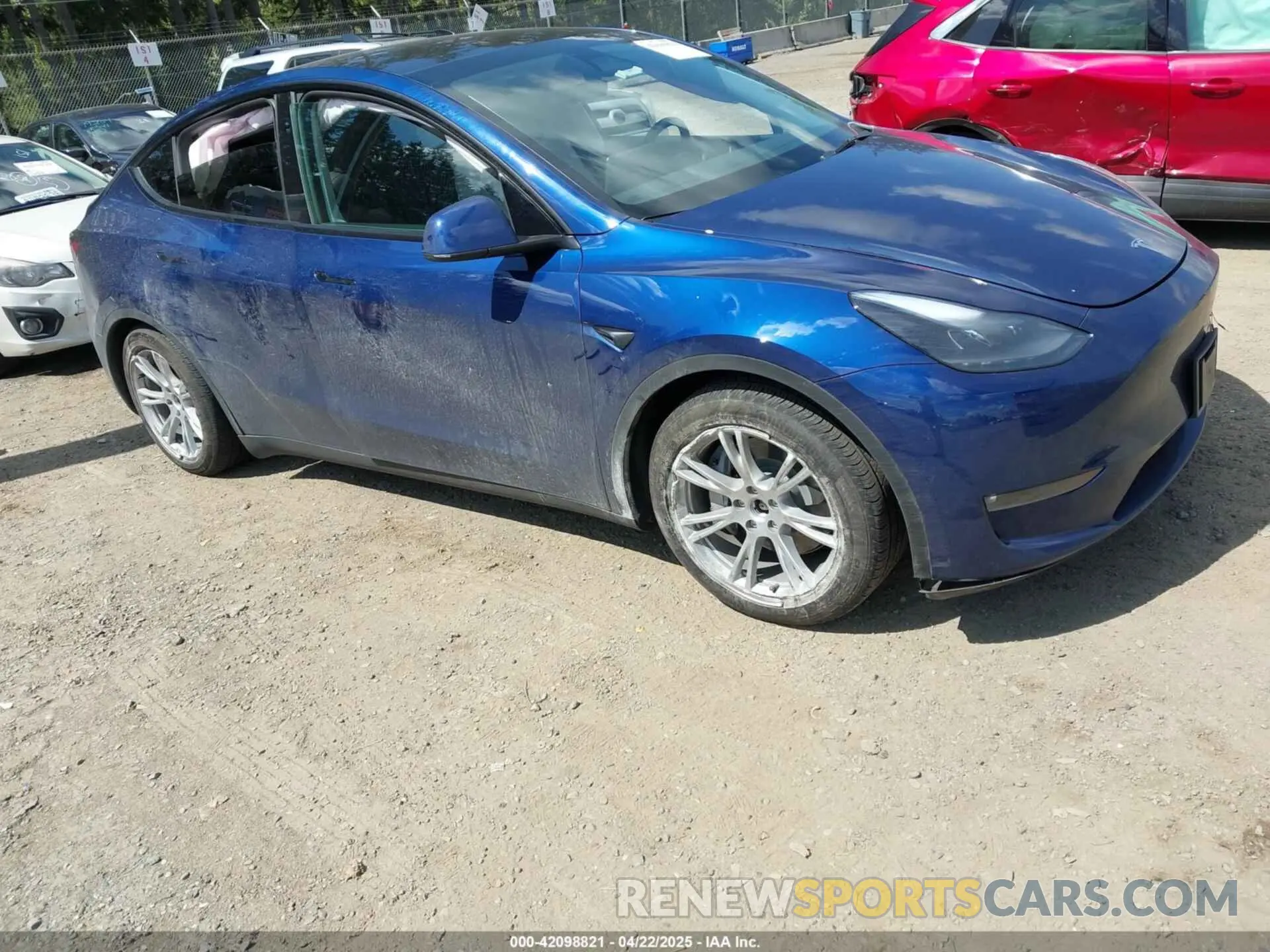 1 Photograph of a damaged car 7SAYGAEE0RF074822 TESLA MODEL Y 2024