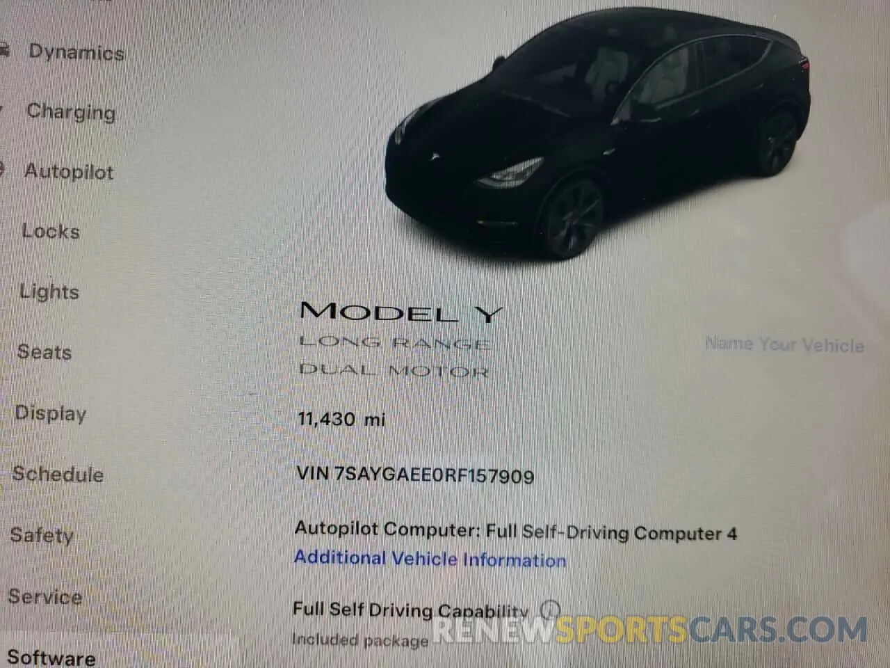 9 Photograph of a damaged car 7SAYGAEE0RF157909 TESLA MODEL Y 2024