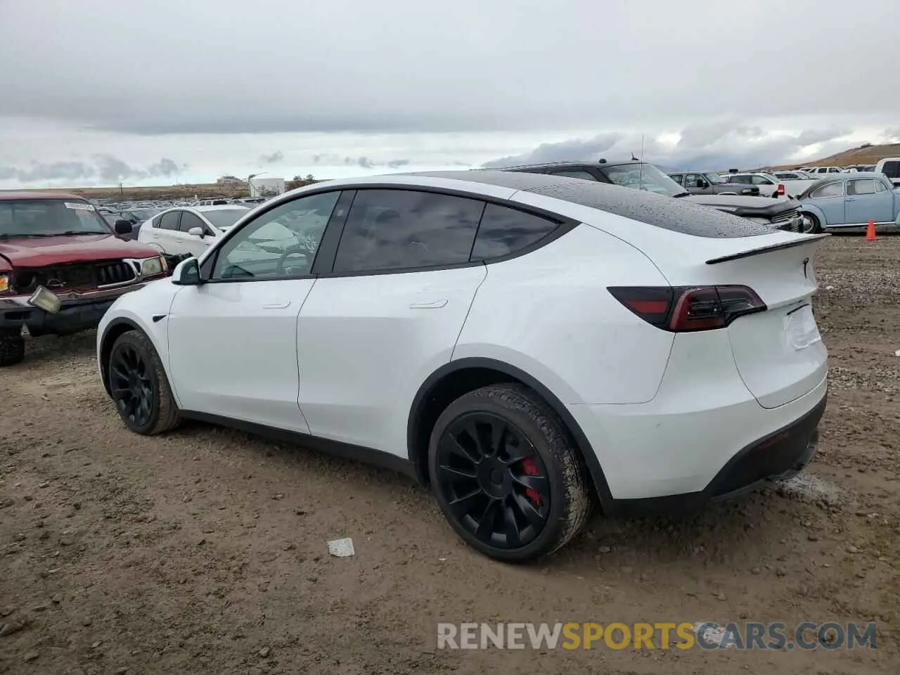 2 Photograph of a damaged car 7SAYGAEE1RF061318 TESLA MODEL Y 2024