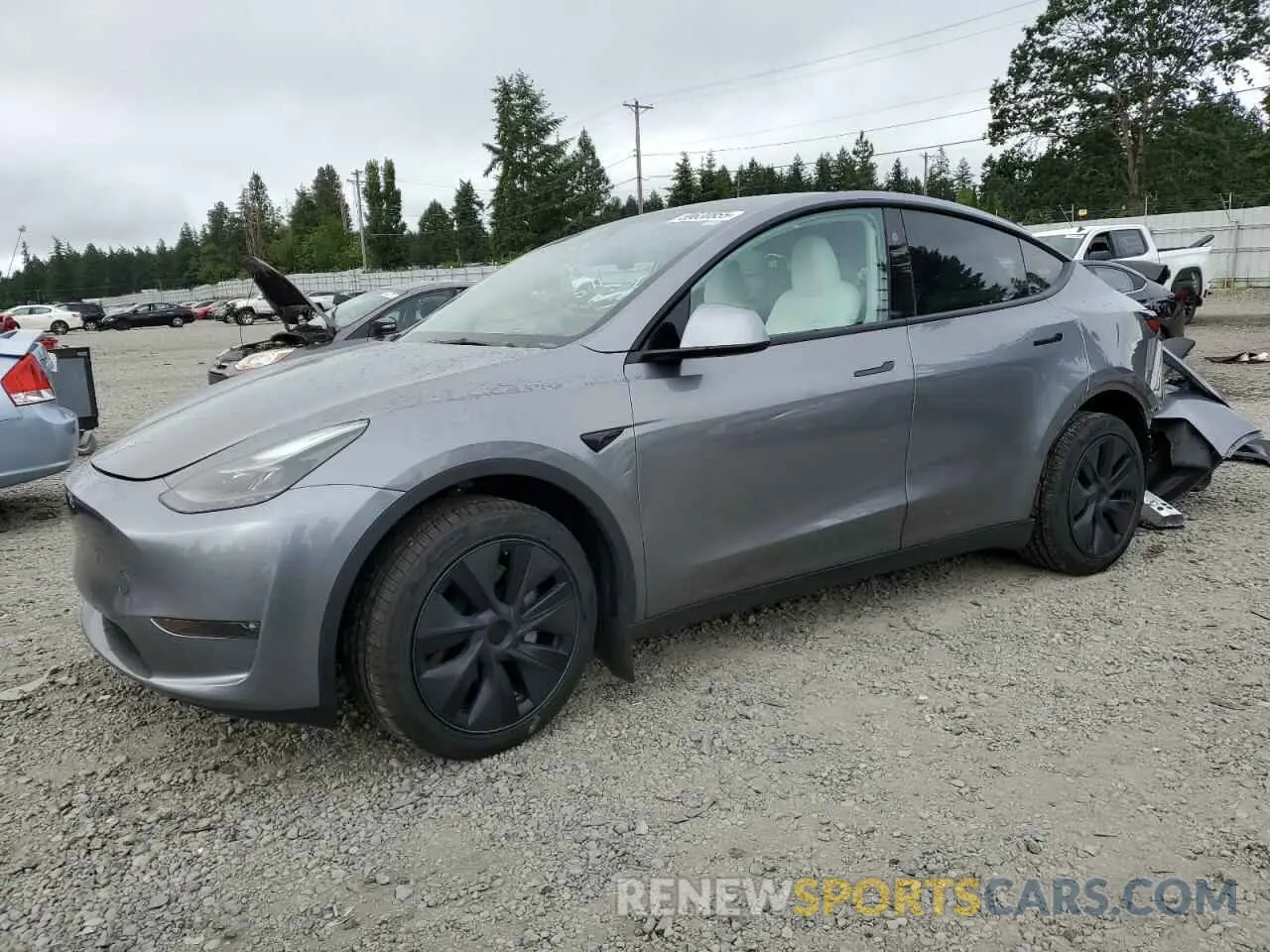 1 Photograph of a damaged car 7SAYGAEE1RF179143 TESLA MODEL Y 2024