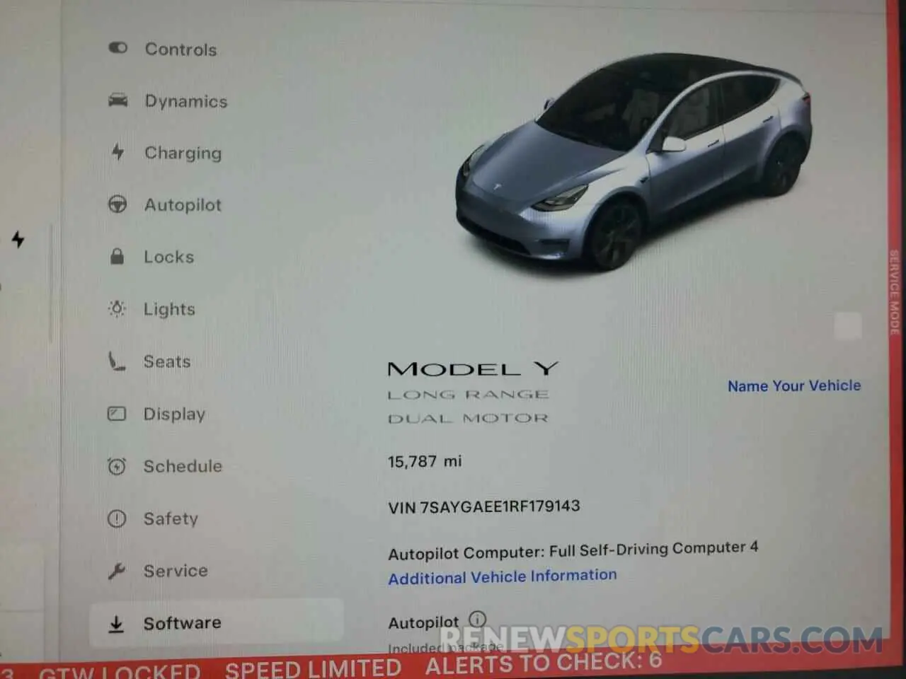 9 Photograph of a damaged car 7SAYGAEE1RF179143 TESLA MODEL Y 2024