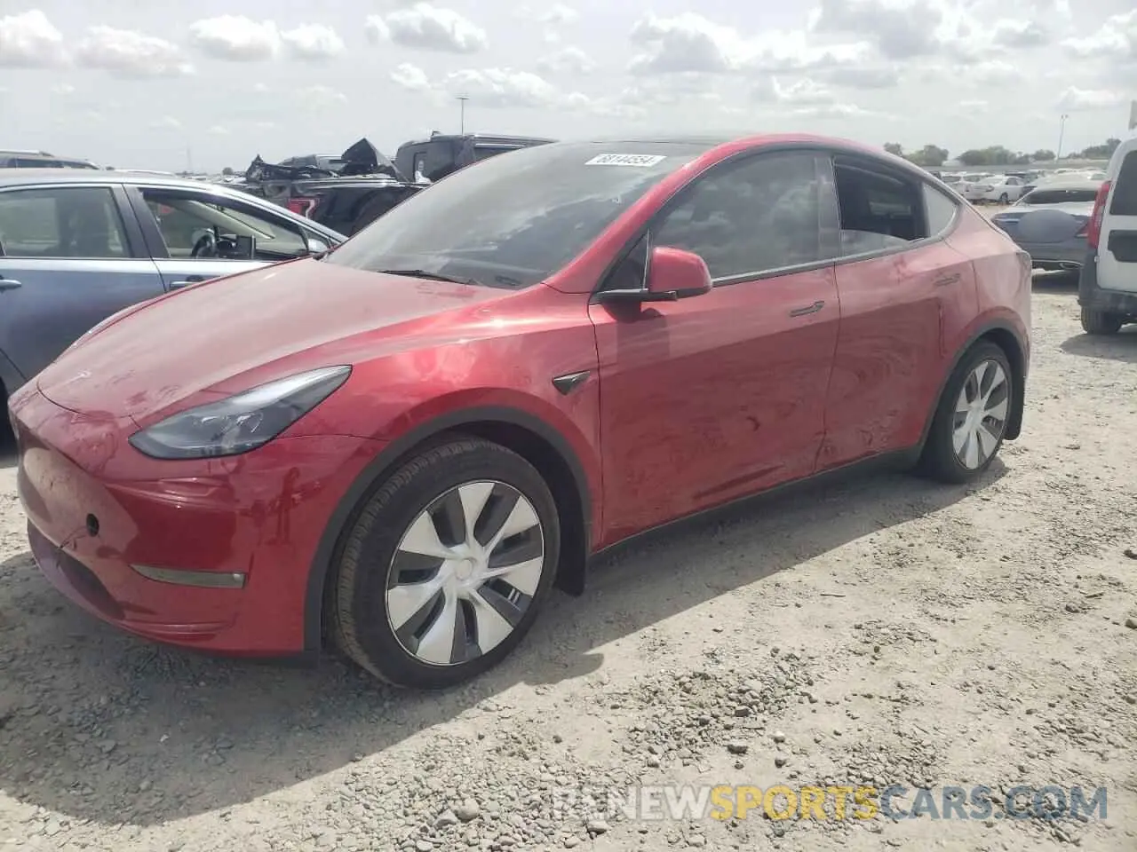 1 Photograph of a damaged car 7SAYGAEE2RF021409 TESLA MODEL Y 2024