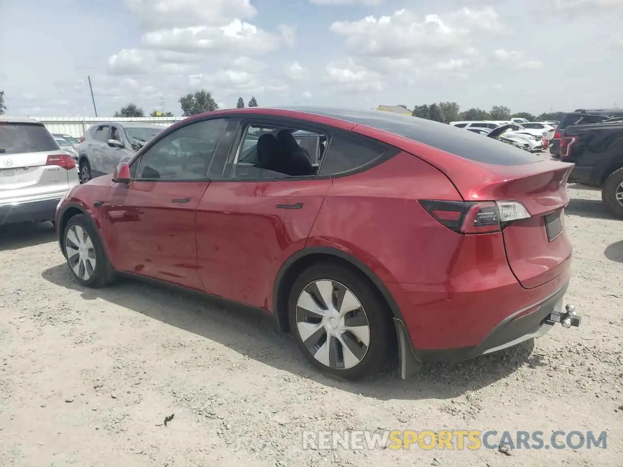 2 Photograph of a damaged car 7SAYGAEE2RF021409 TESLA MODEL Y 2024