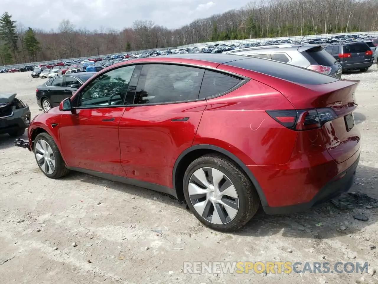 2 Photograph of a damaged car 7SAYGAEE2RF048805 TESLA MODEL Y 2024