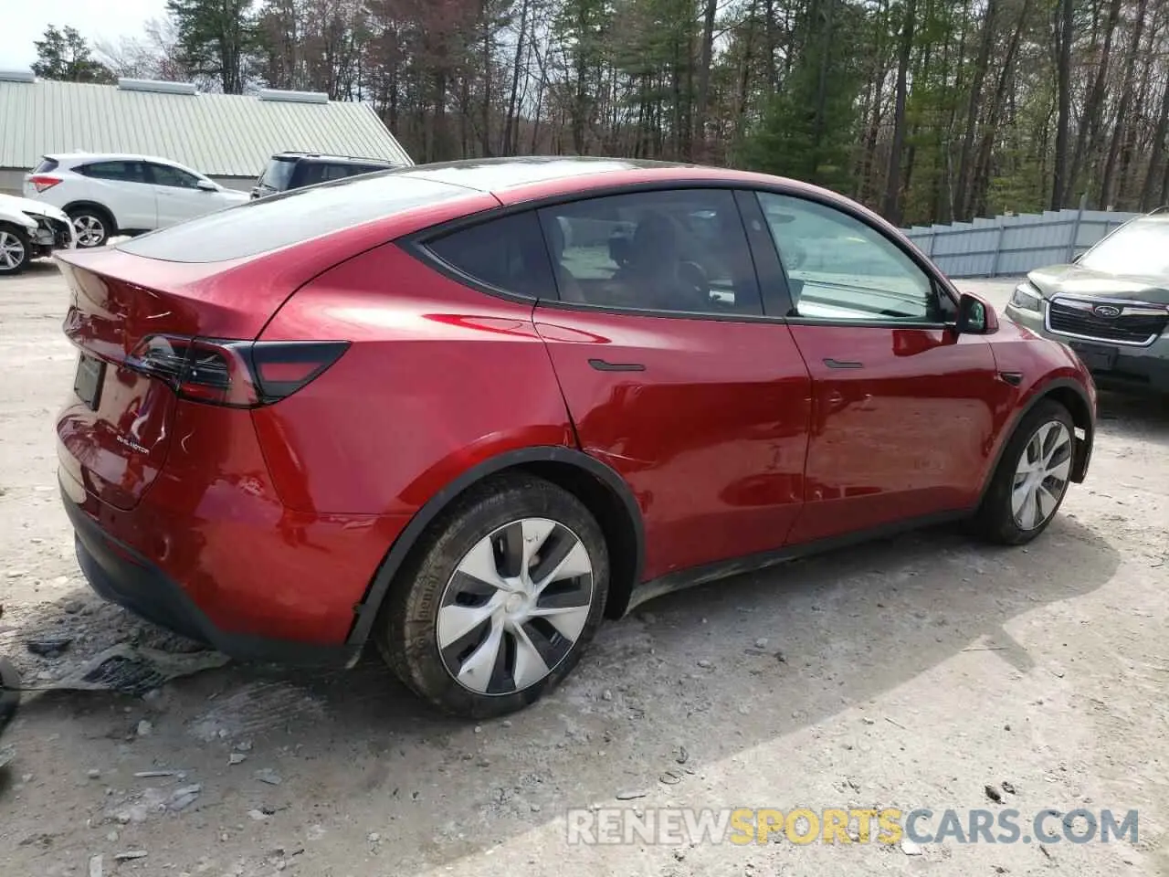3 Photograph of a damaged car 7SAYGAEE2RF048805 TESLA MODEL Y 2024