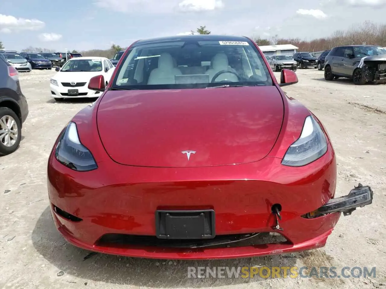 5 Photograph of a damaged car 7SAYGAEE2RF048805 TESLA MODEL Y 2024