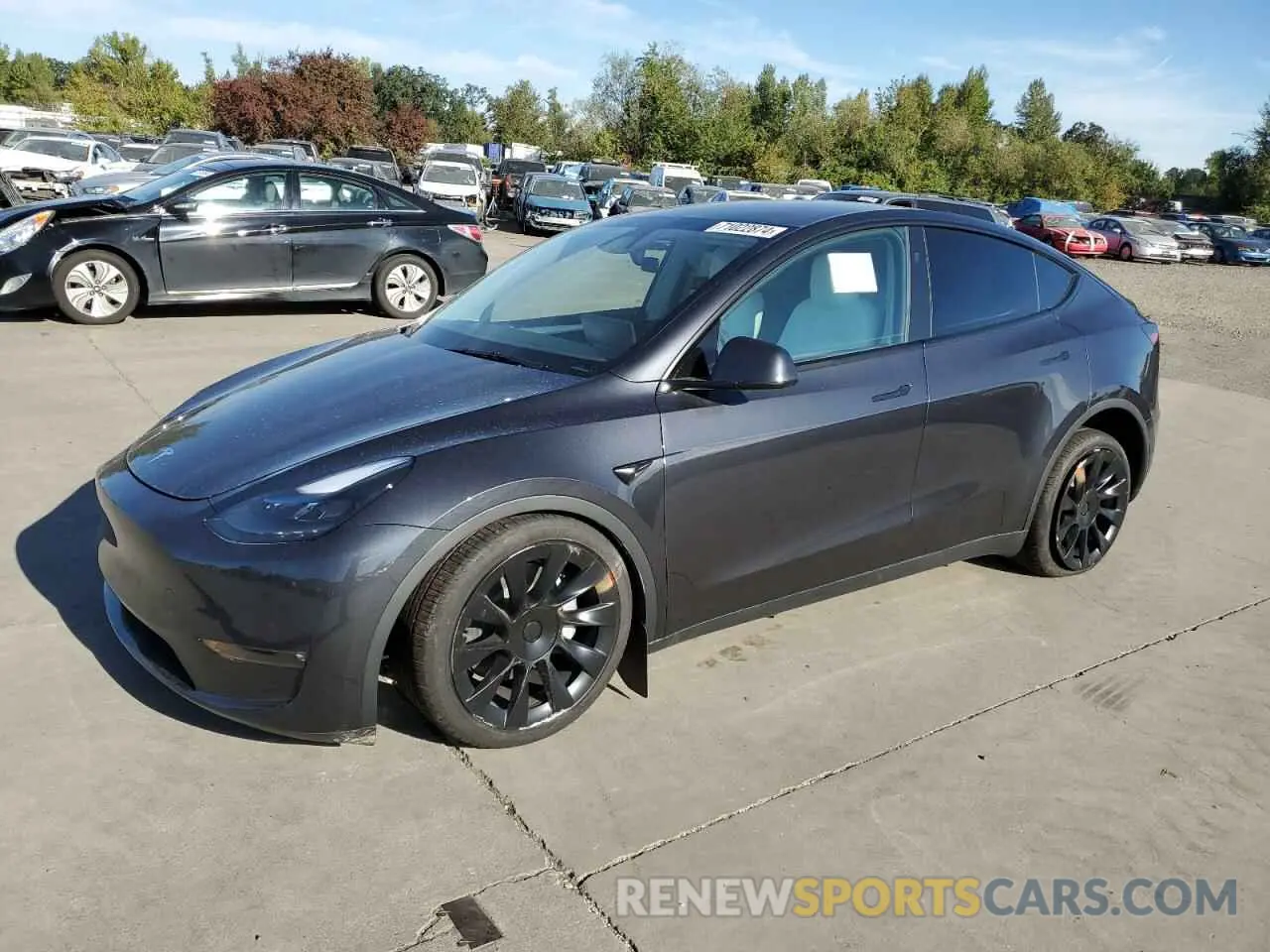 1 Photograph of a damaged car 7SAYGAEE2RF080993 TESLA MODEL Y 2024