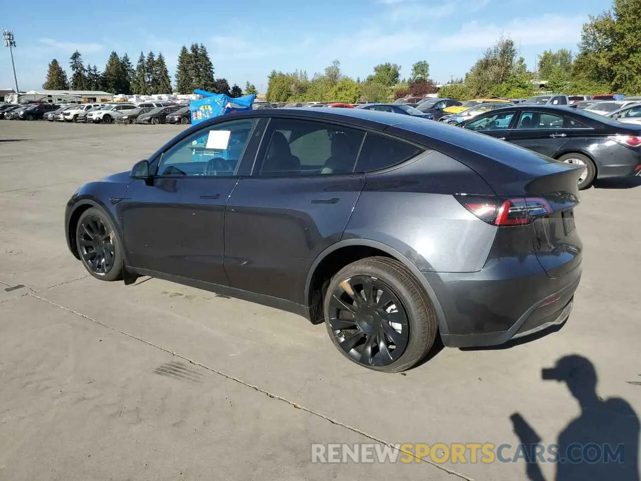 2 Photograph of a damaged car 7SAYGAEE2RF080993 TESLA MODEL Y 2024