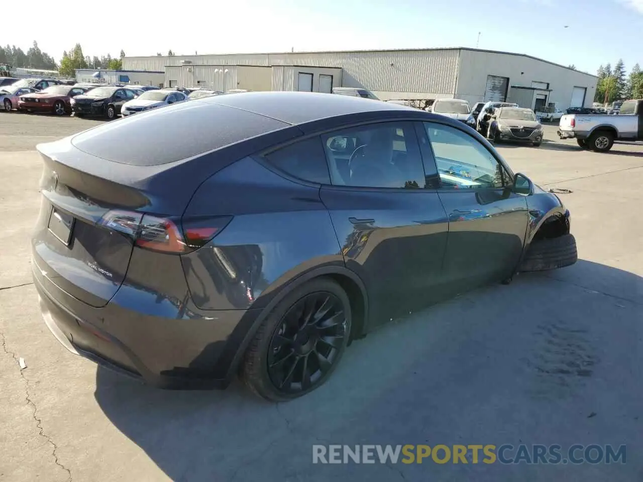 3 Photograph of a damaged car 7SAYGAEE2RF080993 TESLA MODEL Y 2024