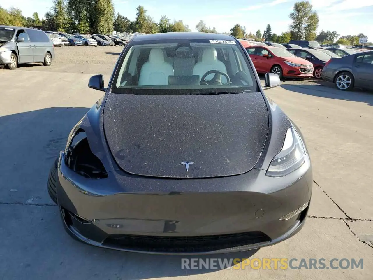 5 Photograph of a damaged car 7SAYGAEE2RF080993 TESLA MODEL Y 2024