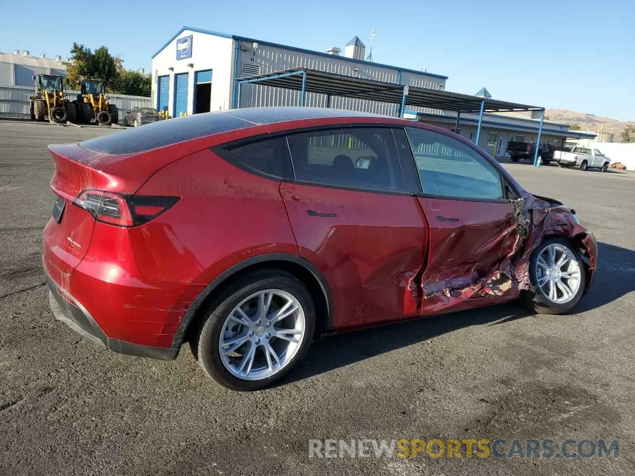3 Photograph of a damaged car 7SAYGAEE2RF086437 TESLA MODEL Y 2024