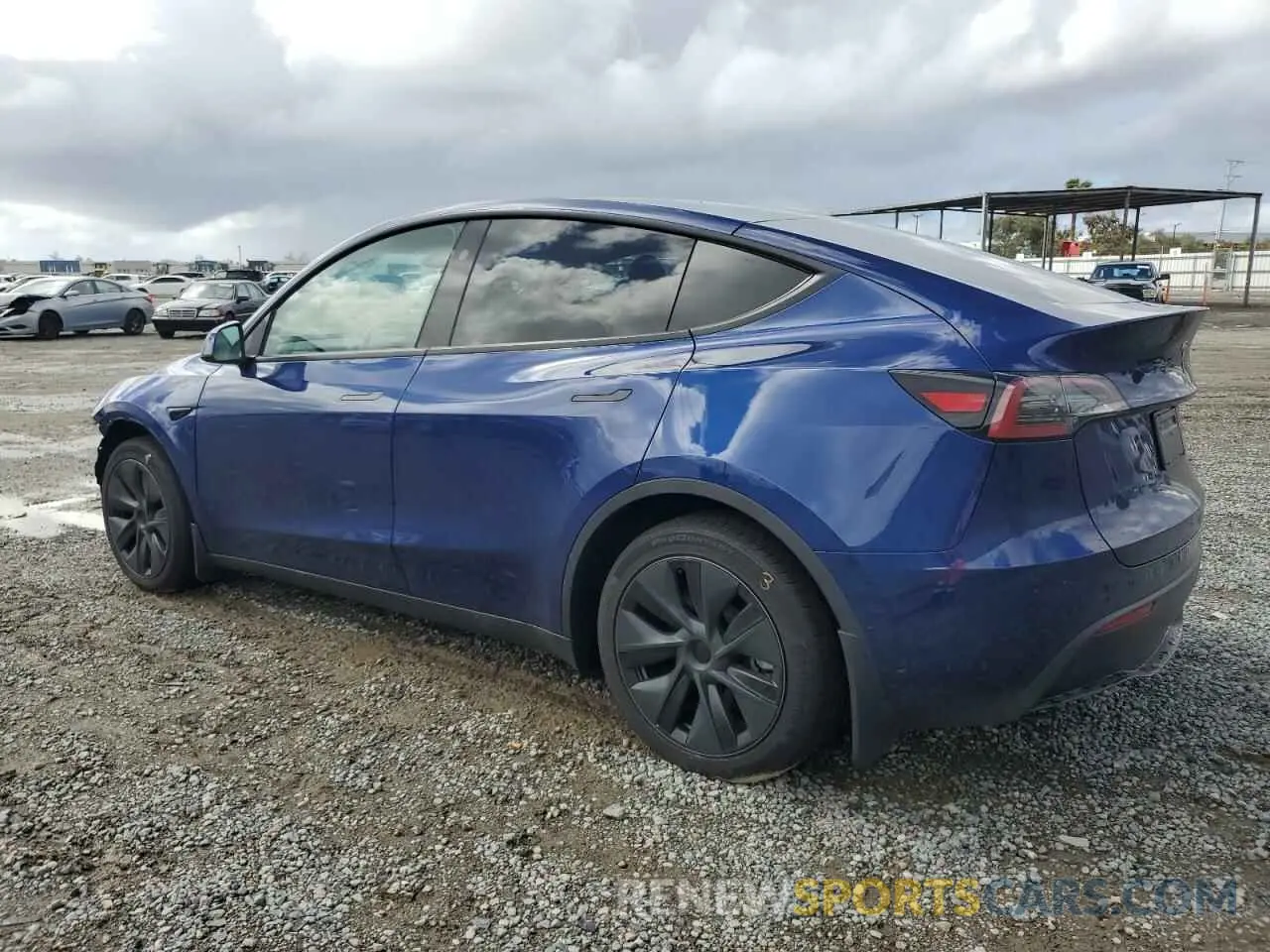 2 Photograph of a damaged car 7SAYGAEE2RF170161 TESLA MODEL Y 2024