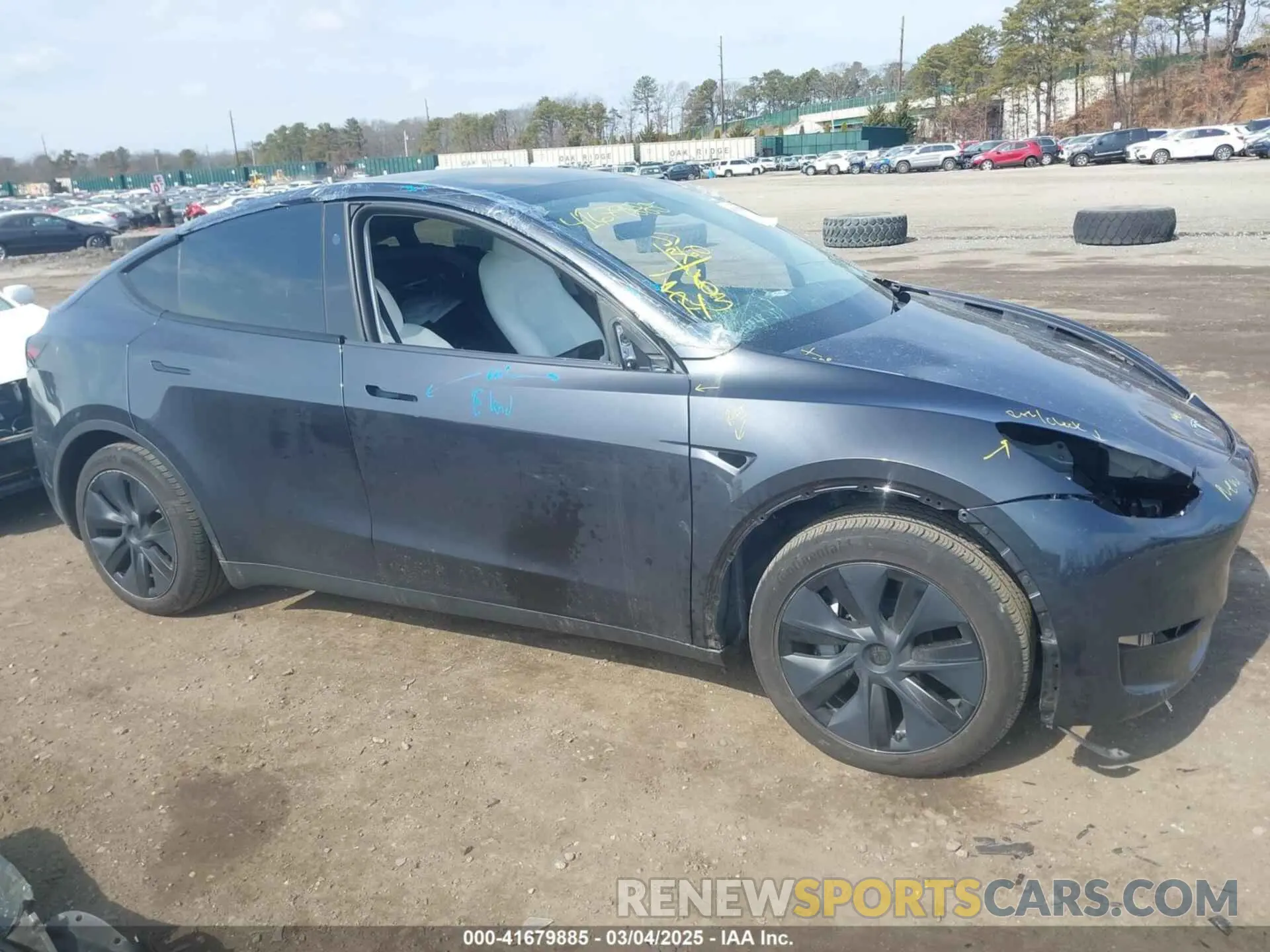 12 Photograph of a damaged car 7SAYGAEE2RF178437 TESLA MODEL Y 2024