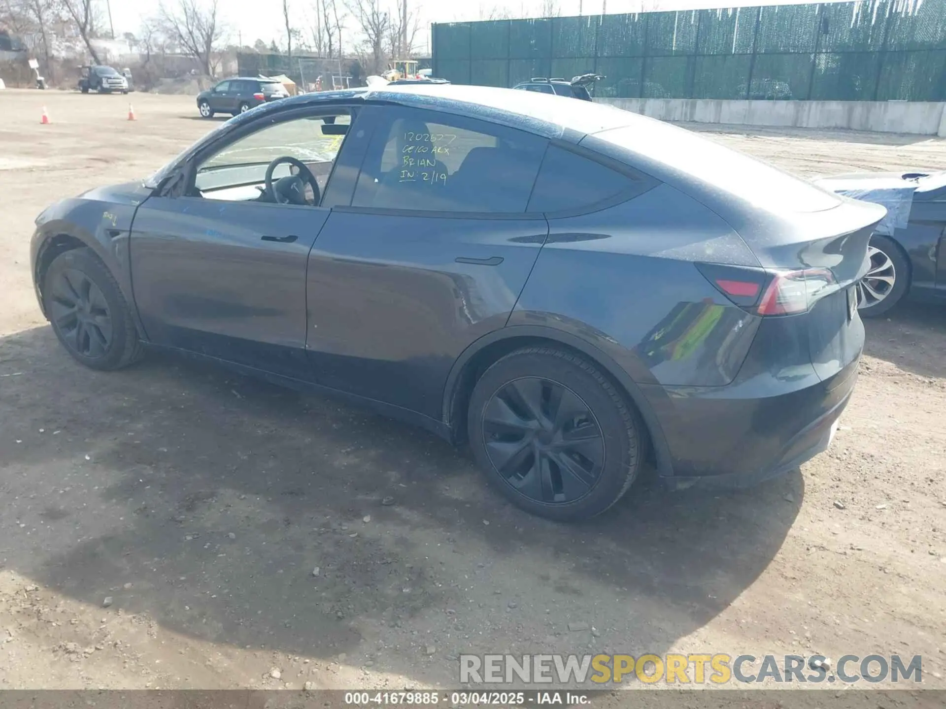 3 Photograph of a damaged car 7SAYGAEE2RF178437 TESLA MODEL Y 2024