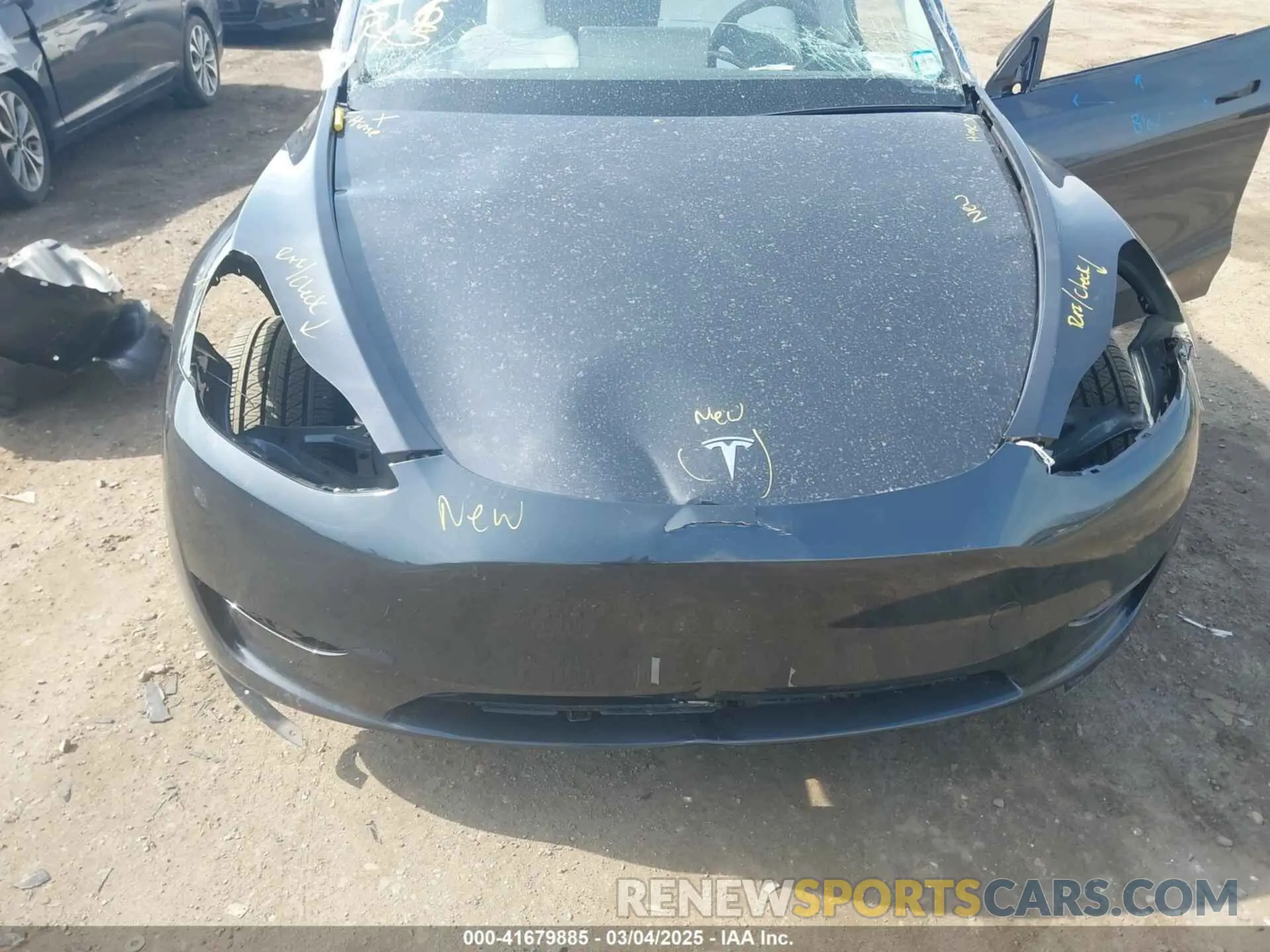 6 Photograph of a damaged car 7SAYGAEE2RF178437 TESLA MODEL Y 2024