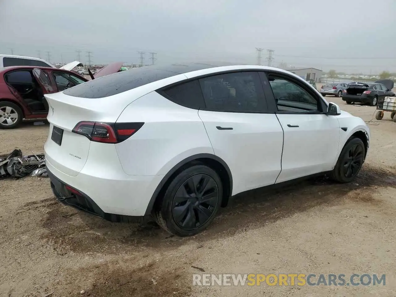 3 Photograph of a damaged car 7SAYGAEE2RF207192 TESLA MODEL Y 2024