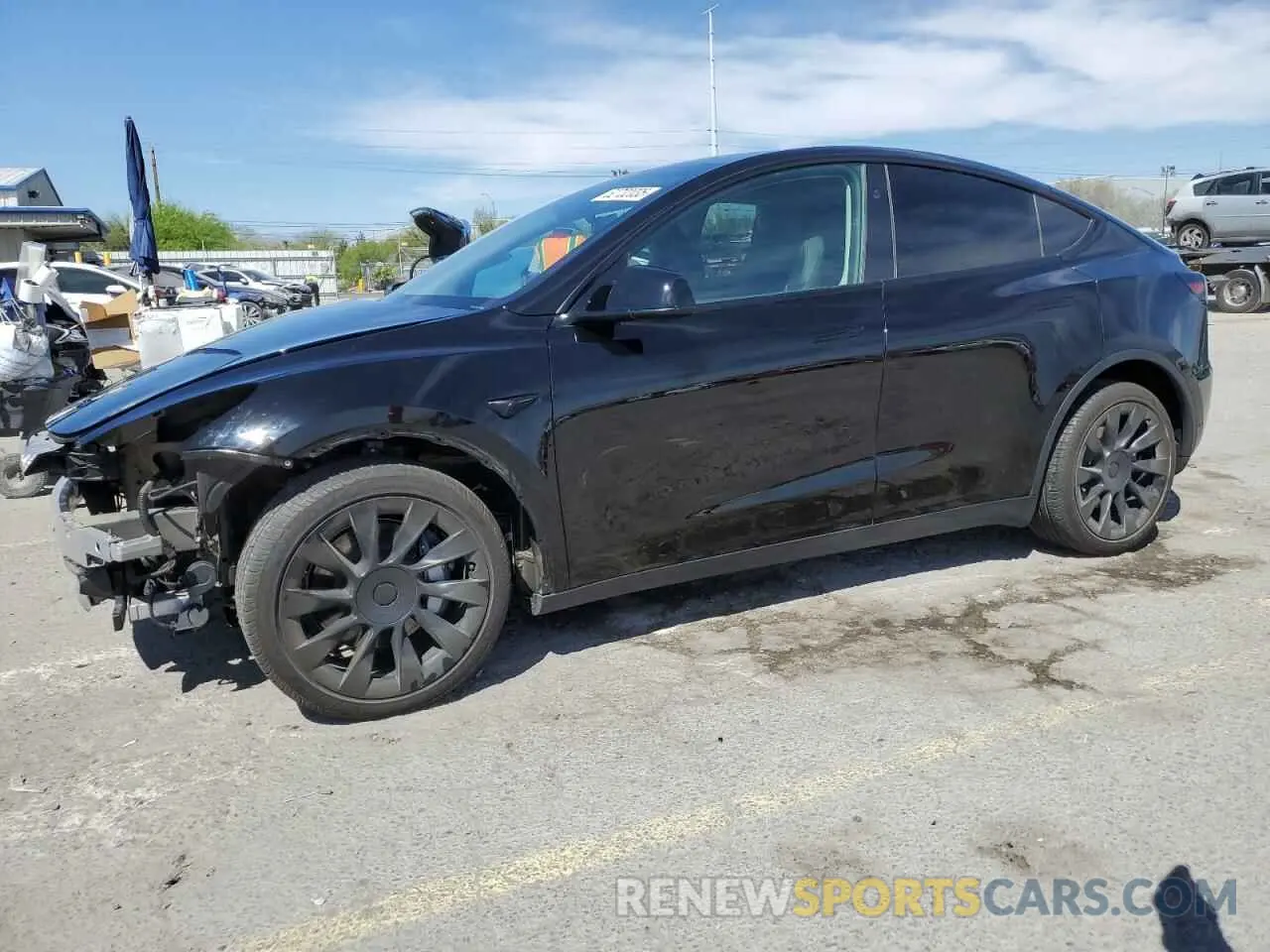 1 Photograph of a damaged car 7SAYGAEE3RF089122 TESLA MODEL Y 2024