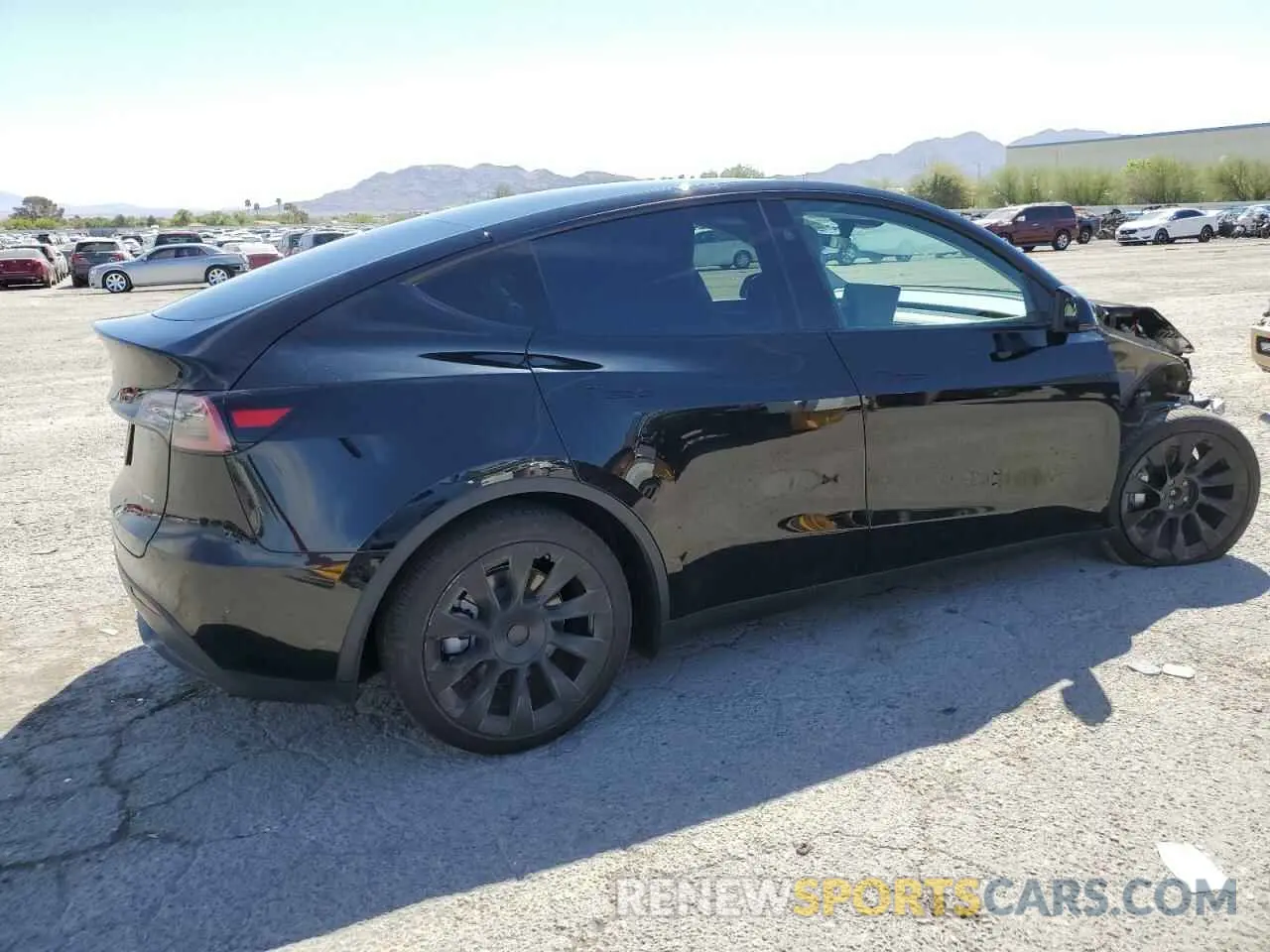 3 Photograph of a damaged car 7SAYGAEE3RF089122 TESLA MODEL Y 2024