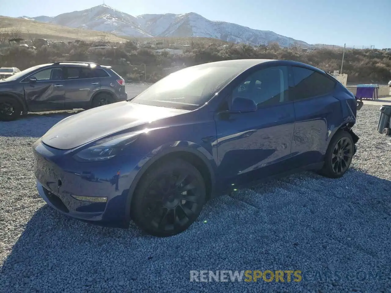 1 Photograph of a damaged car 7SAYGAEE5RF003891 TESLA MODEL Y 2024