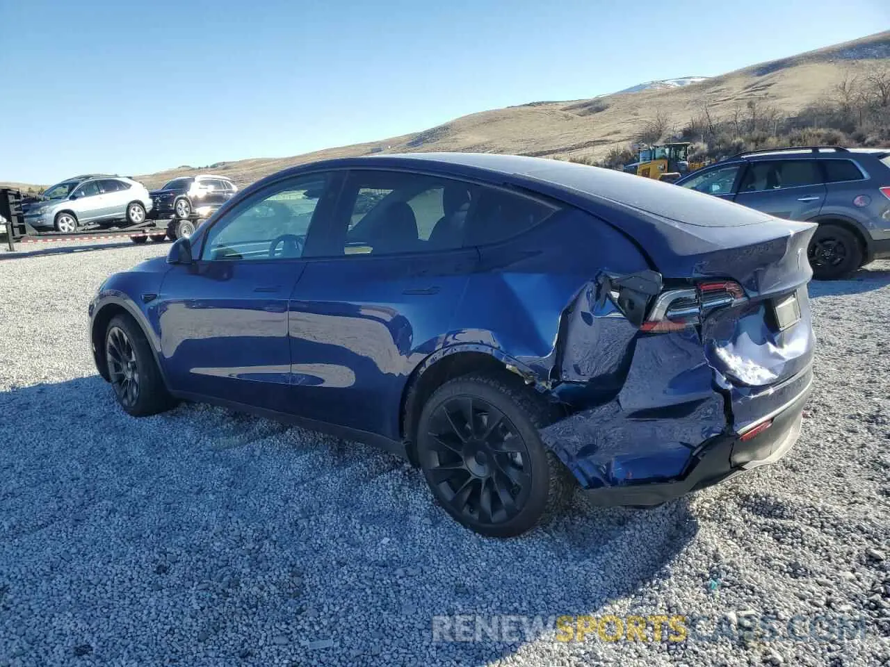 2 Photograph of a damaged car 7SAYGAEE5RF003891 TESLA MODEL Y 2024
