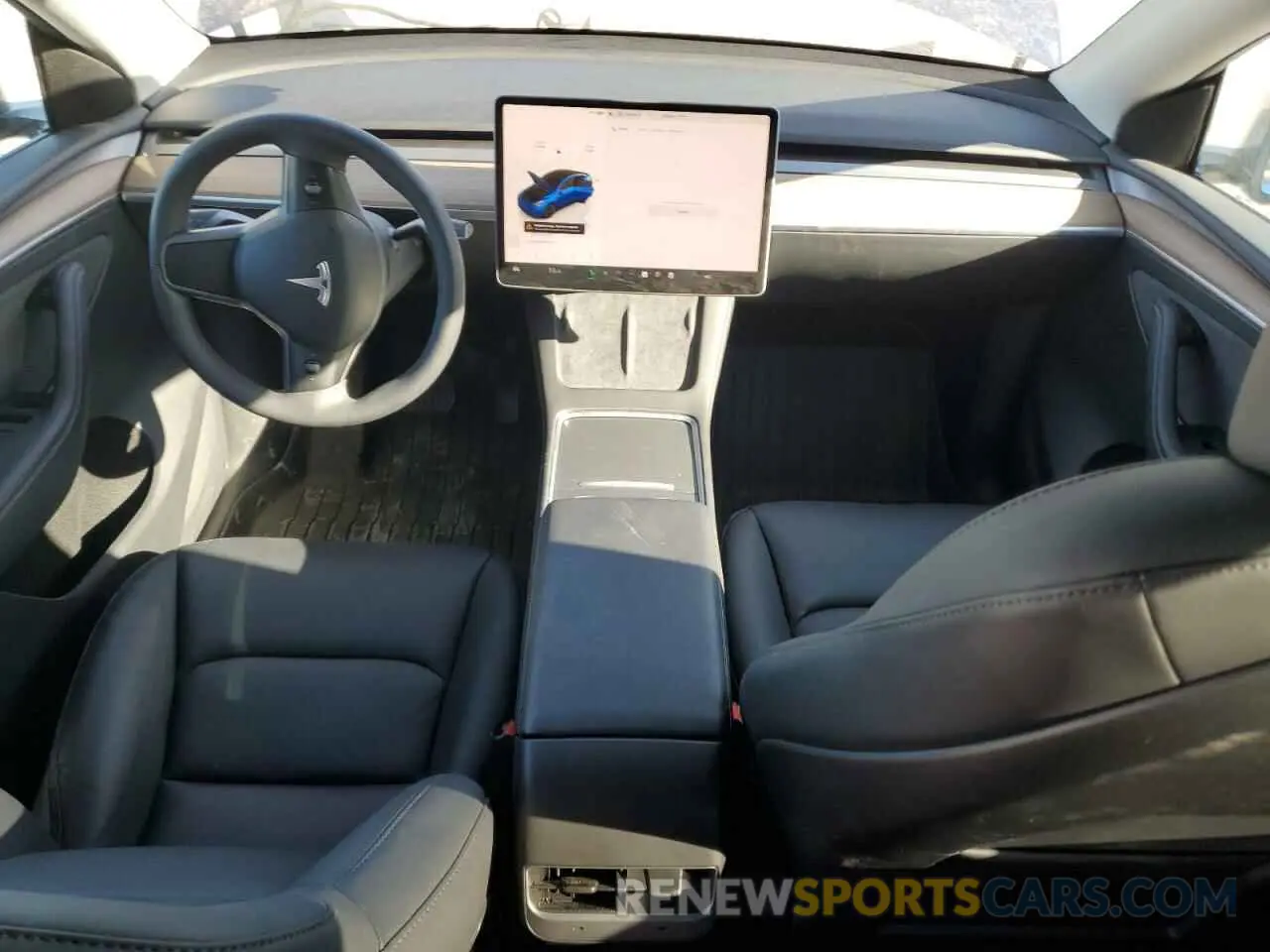 8 Photograph of a damaged car 7SAYGAEE5RF003891 TESLA MODEL Y 2024