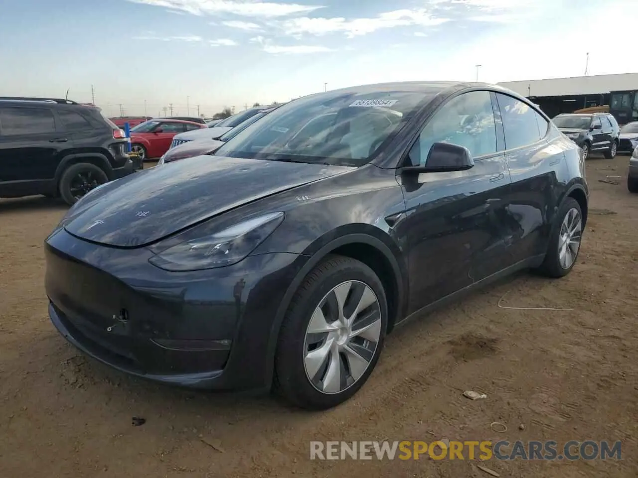 1 Photograph of a damaged car 7SAYGAEE5RF027463 TESLA MODEL Y 2024