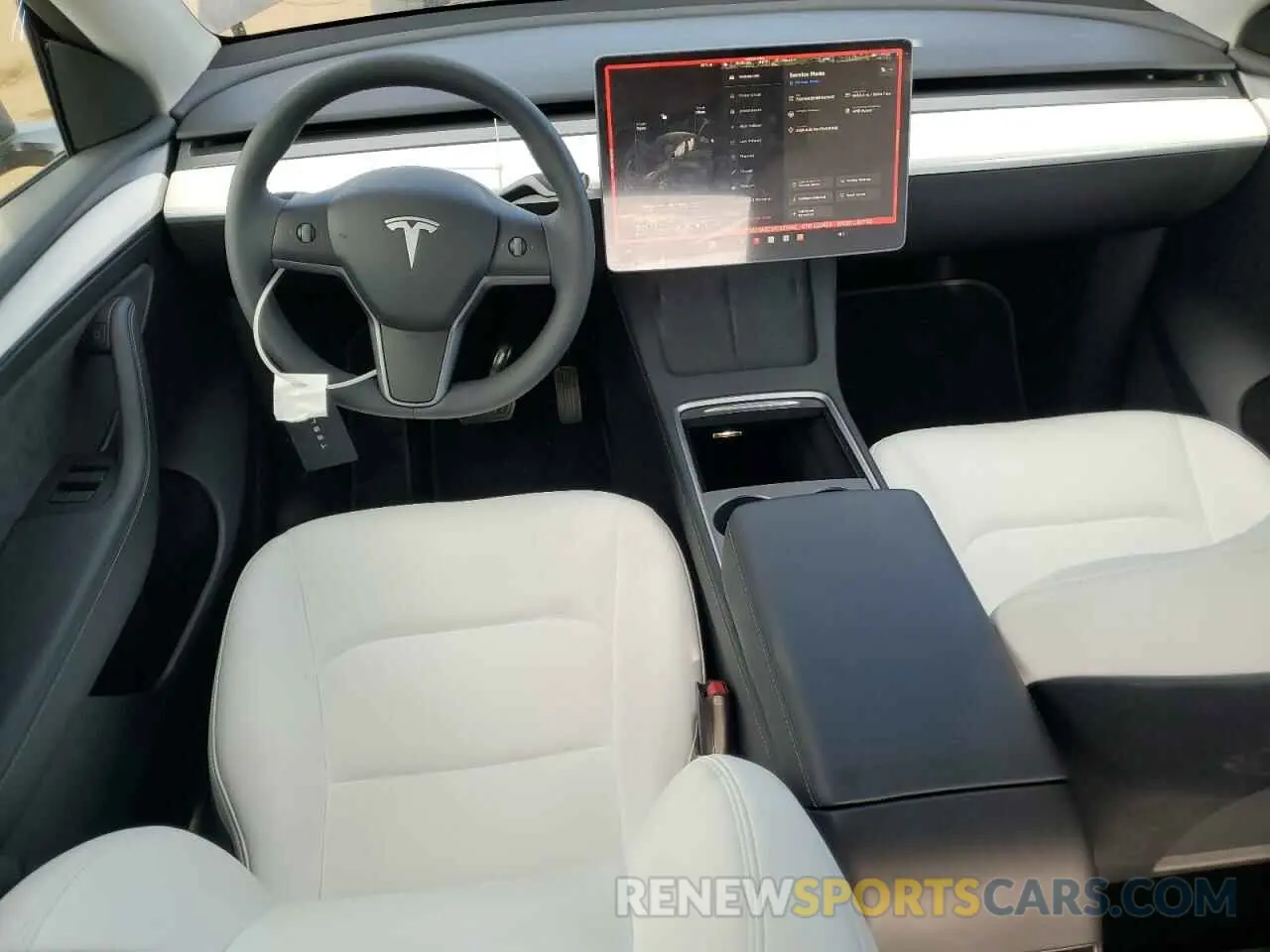 8 Photograph of a damaged car 7SAYGAEE5RF027463 TESLA MODEL Y 2024