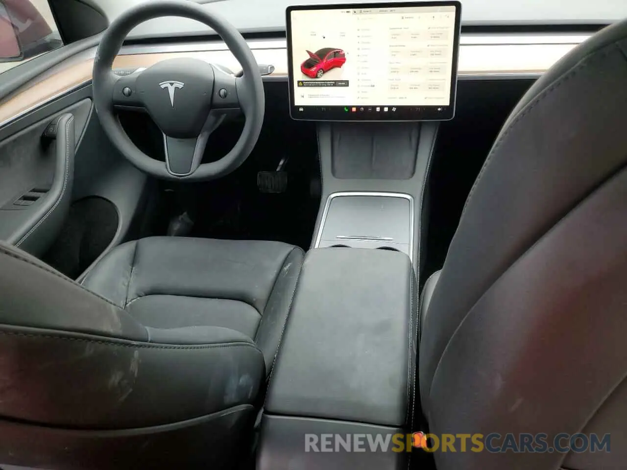 8 Photograph of a damaged car 7SAYGAEE5RF079935 TESLA MODEL Y 2024