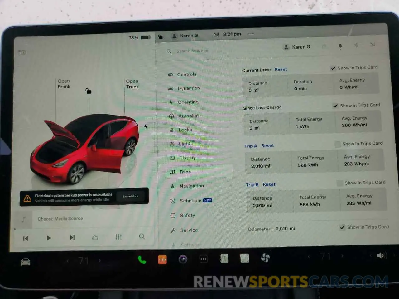 9 Photograph of a damaged car 7SAYGAEE5RF079935 TESLA MODEL Y 2024