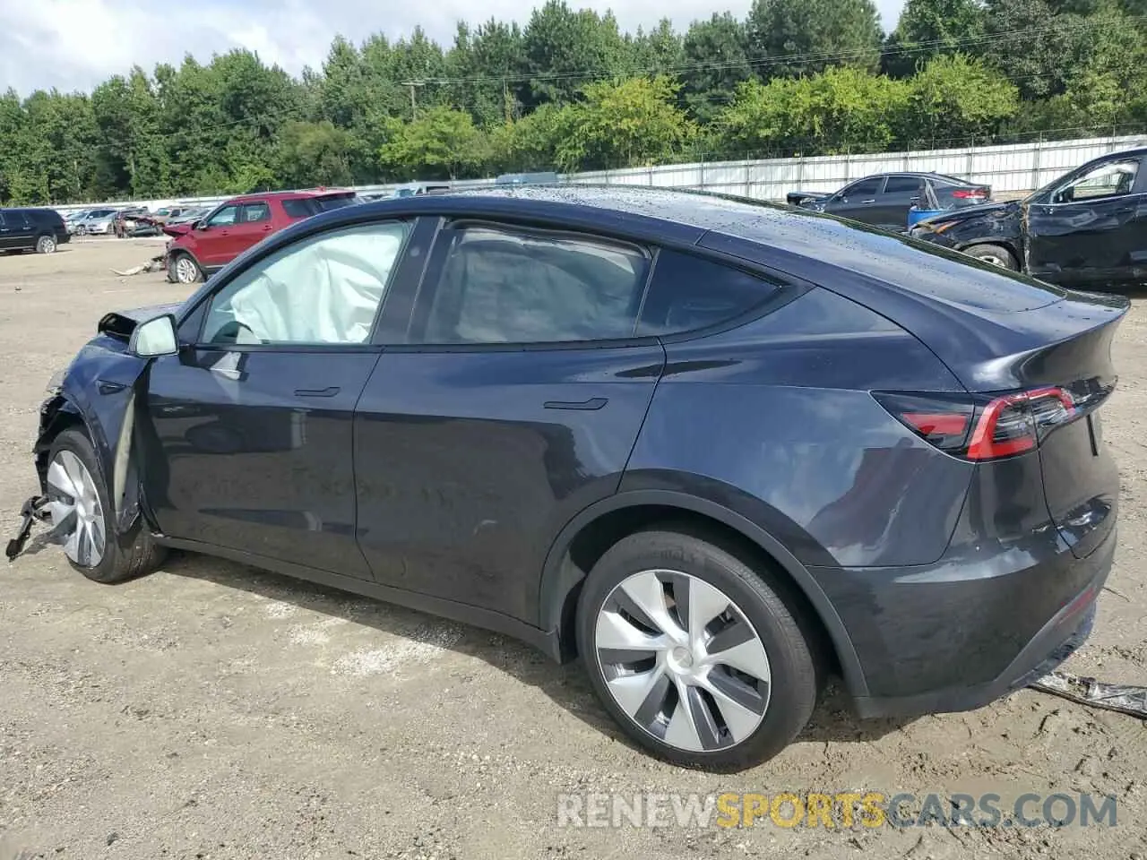 2 Photograph of a damaged car 7SAYGAEE5RF089252 TESLA MODEL Y 2024