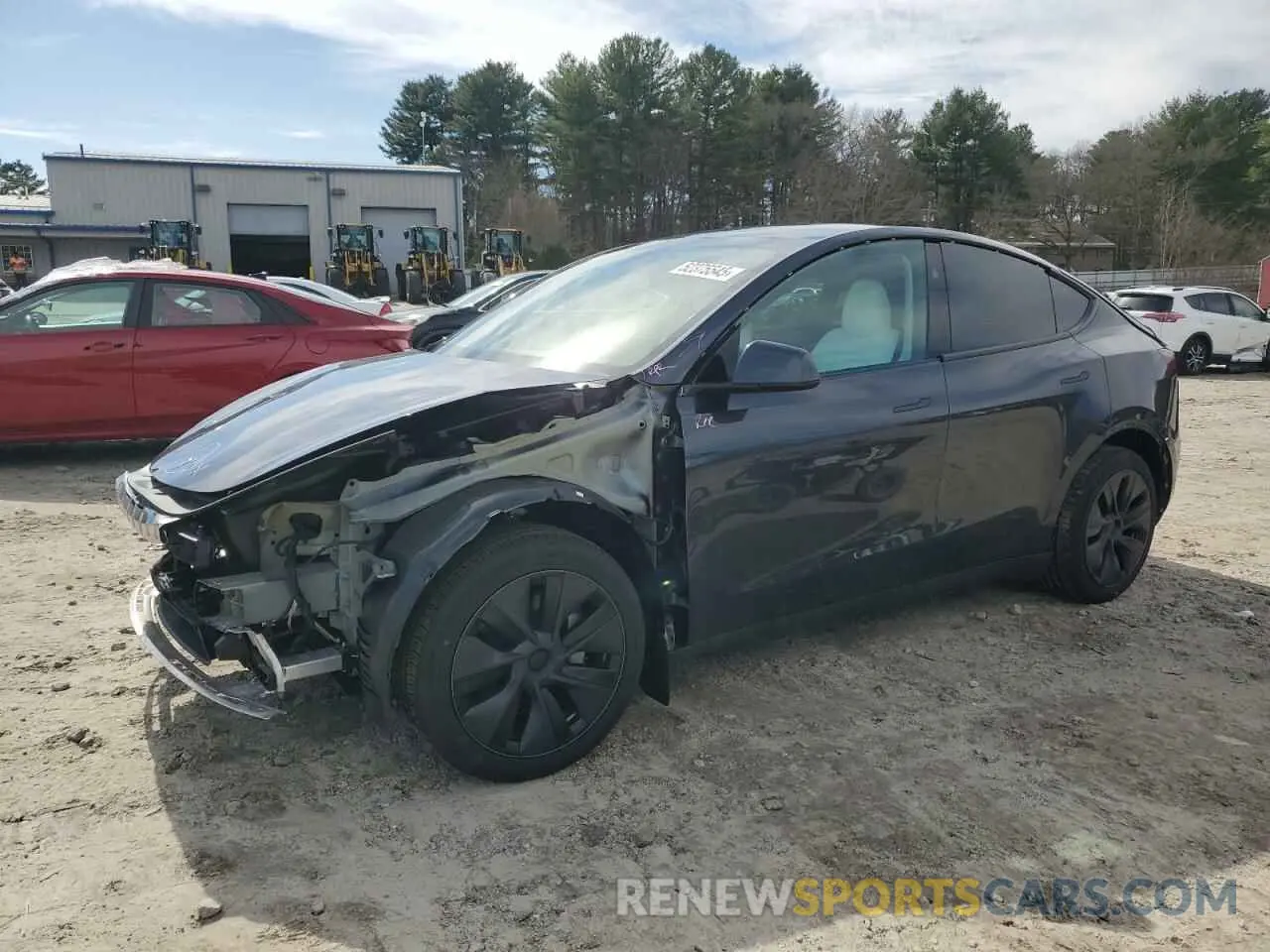 1 Photograph of a damaged car 7SAYGAEE5RF214010 TESLA MODEL Y 2024