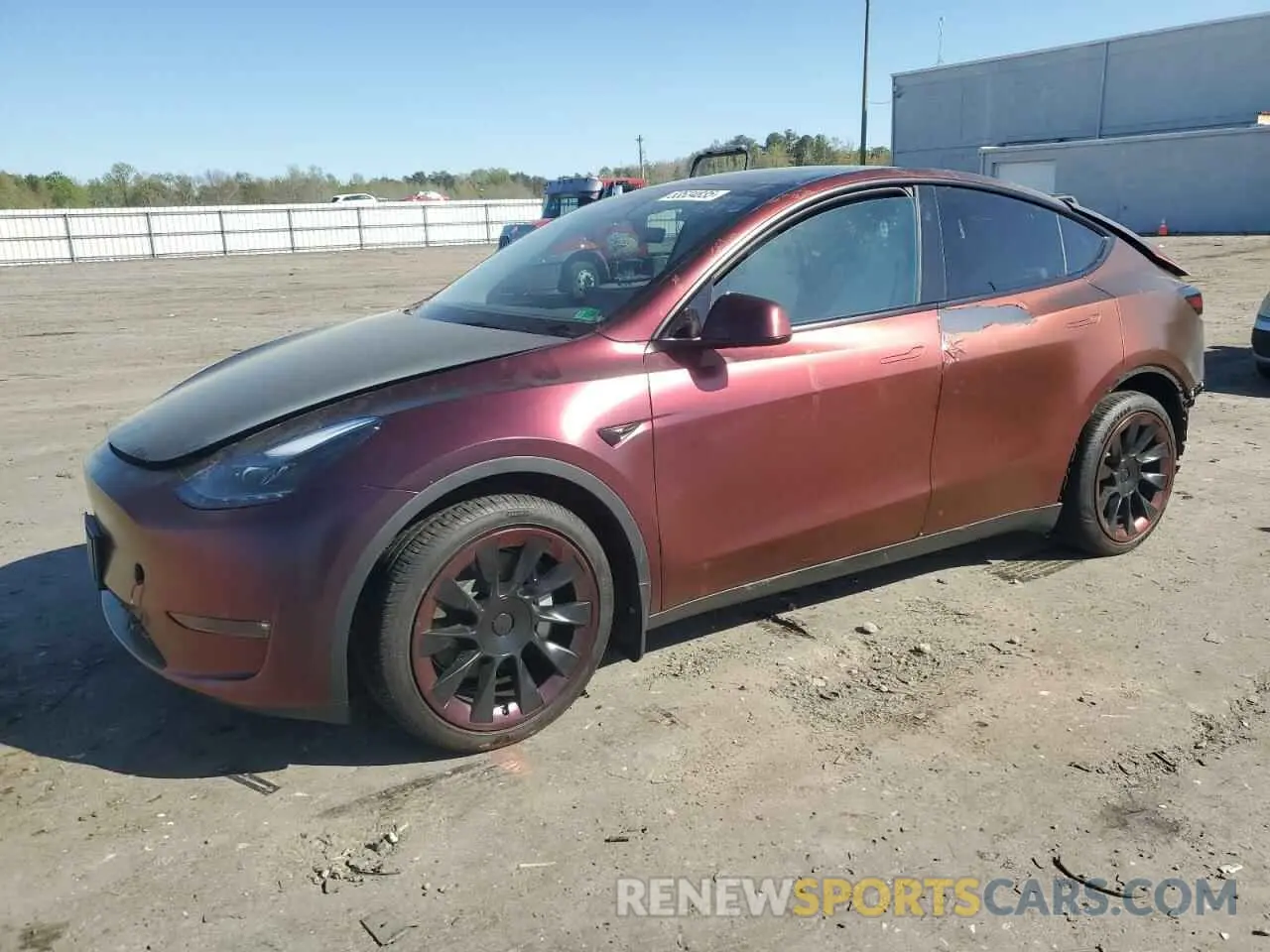 1 Photograph of a damaged car 7SAYGAEE5RF990914 TESLA MODEL Y 2024
