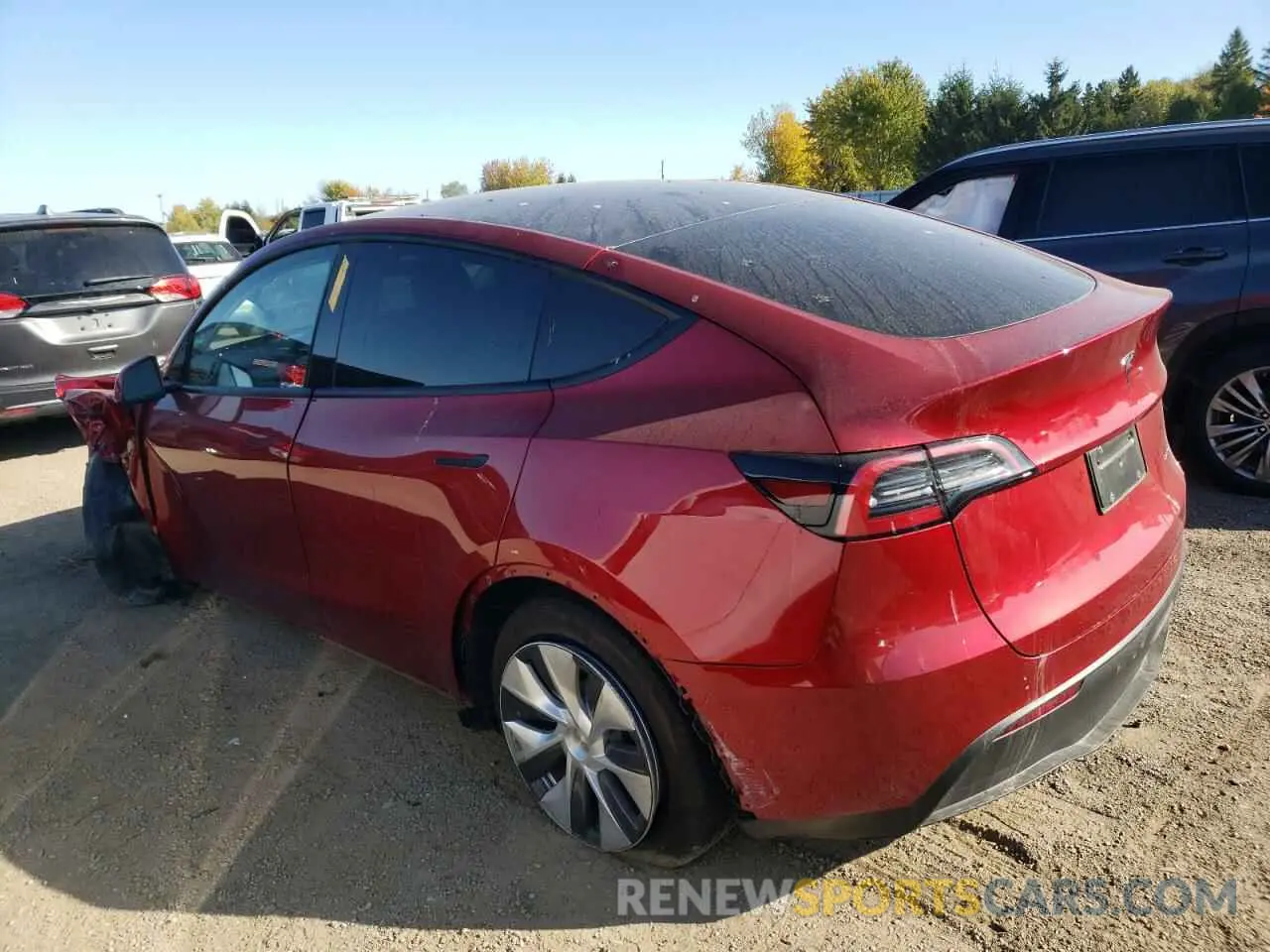 2 Photograph of a damaged car 7SAYGAEE6RF061654 TESLA MODEL Y 2024