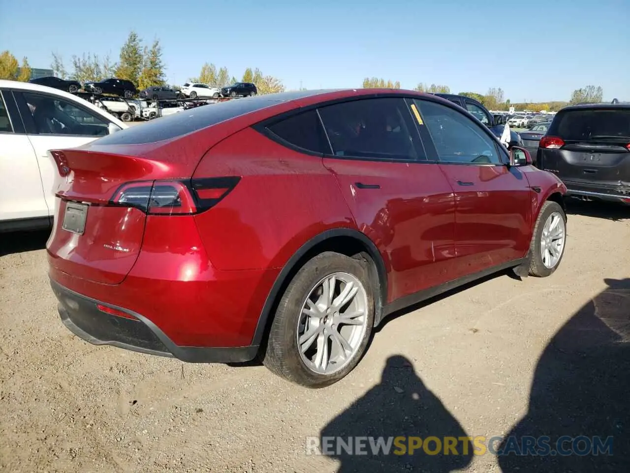 3 Photograph of a damaged car 7SAYGAEE6RF061654 TESLA MODEL Y 2024