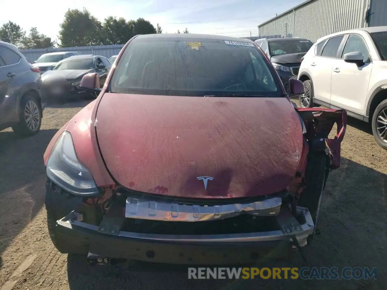 5 Photograph of a damaged car 7SAYGAEE6RF061654 TESLA MODEL Y 2024