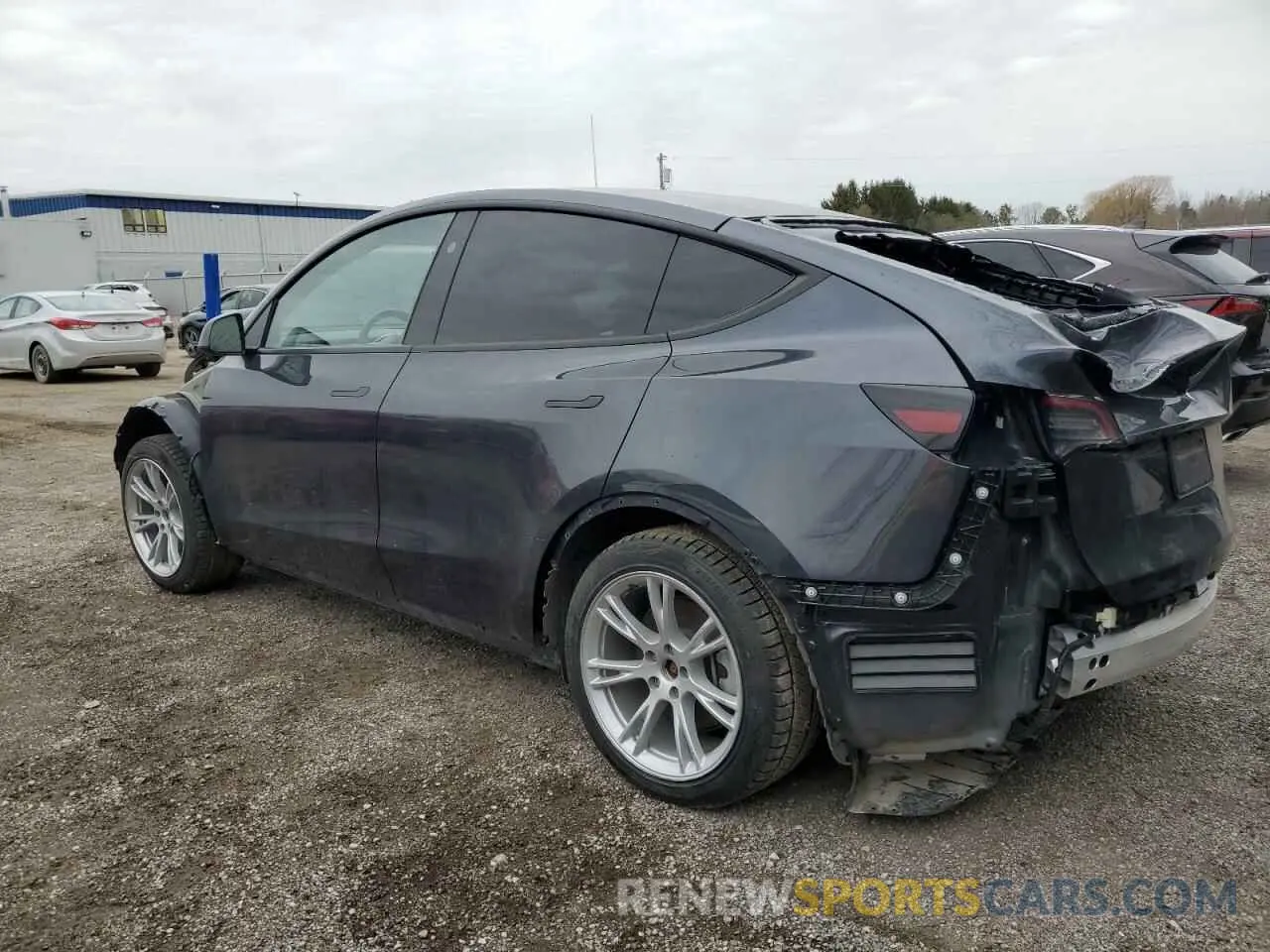 2 Photograph of a damaged car 7SAYGAEE6RF070354 TESLA MODEL Y 2024