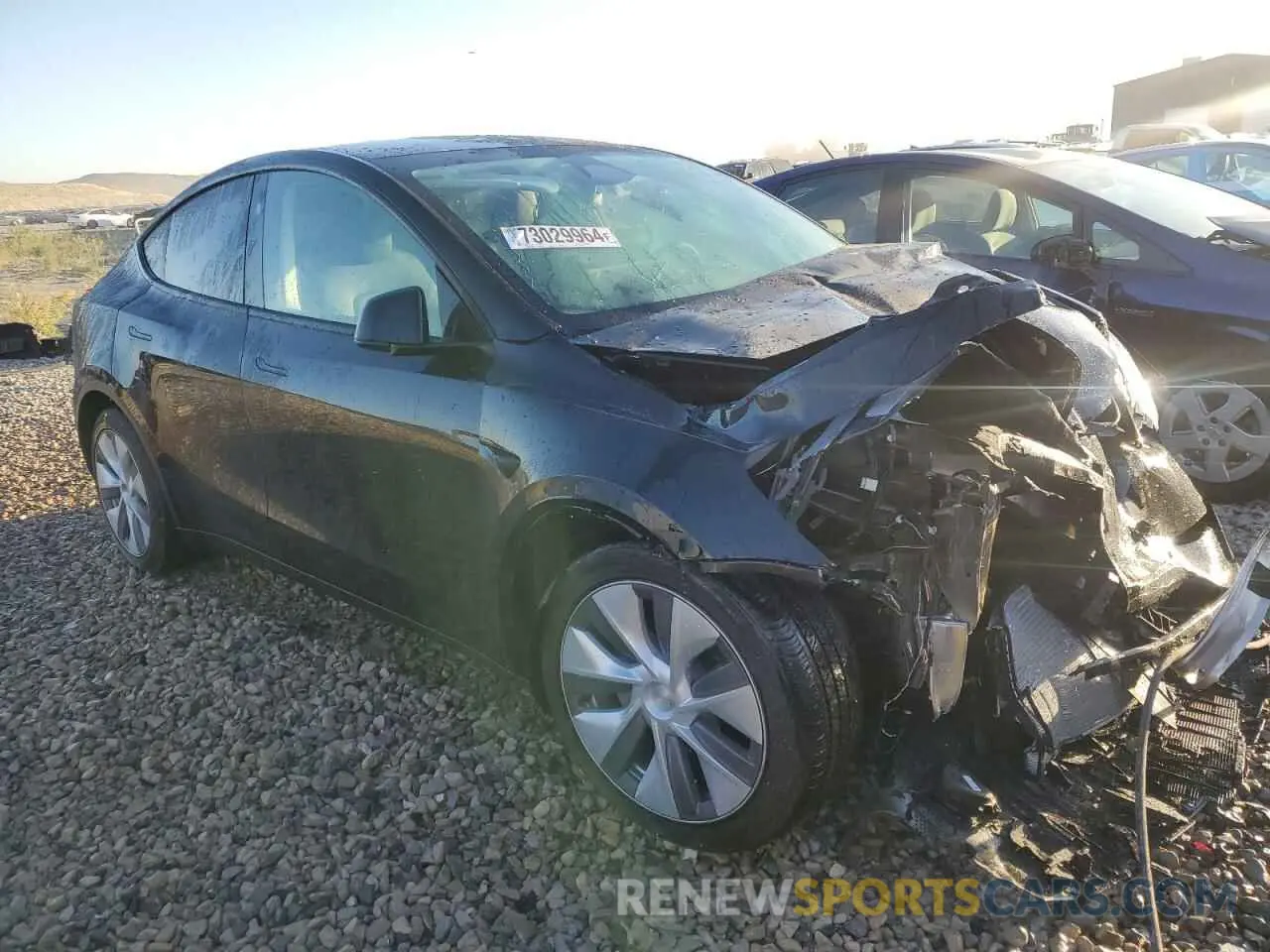 4 Photograph of a damaged car 7SAYGAEE6RF071388 TESLA MODEL Y 2024
