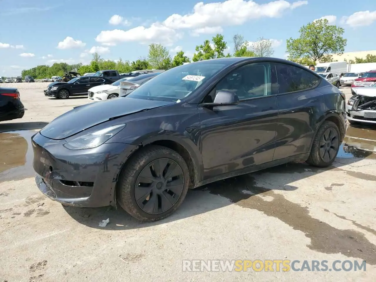 1 Photograph of a damaged car 7SAYGAEE6RF160698 TESLA MODEL Y 2024