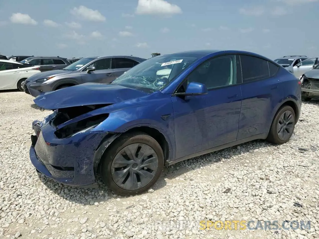 1 Photograph of a damaged car 7SAYGAEE6RF196245 TESLA MODEL Y 2024