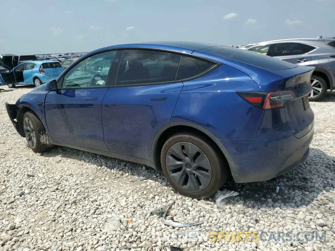 2 Photograph of a damaged car 7SAYGAEE6RF196245 TESLA MODEL Y 2024