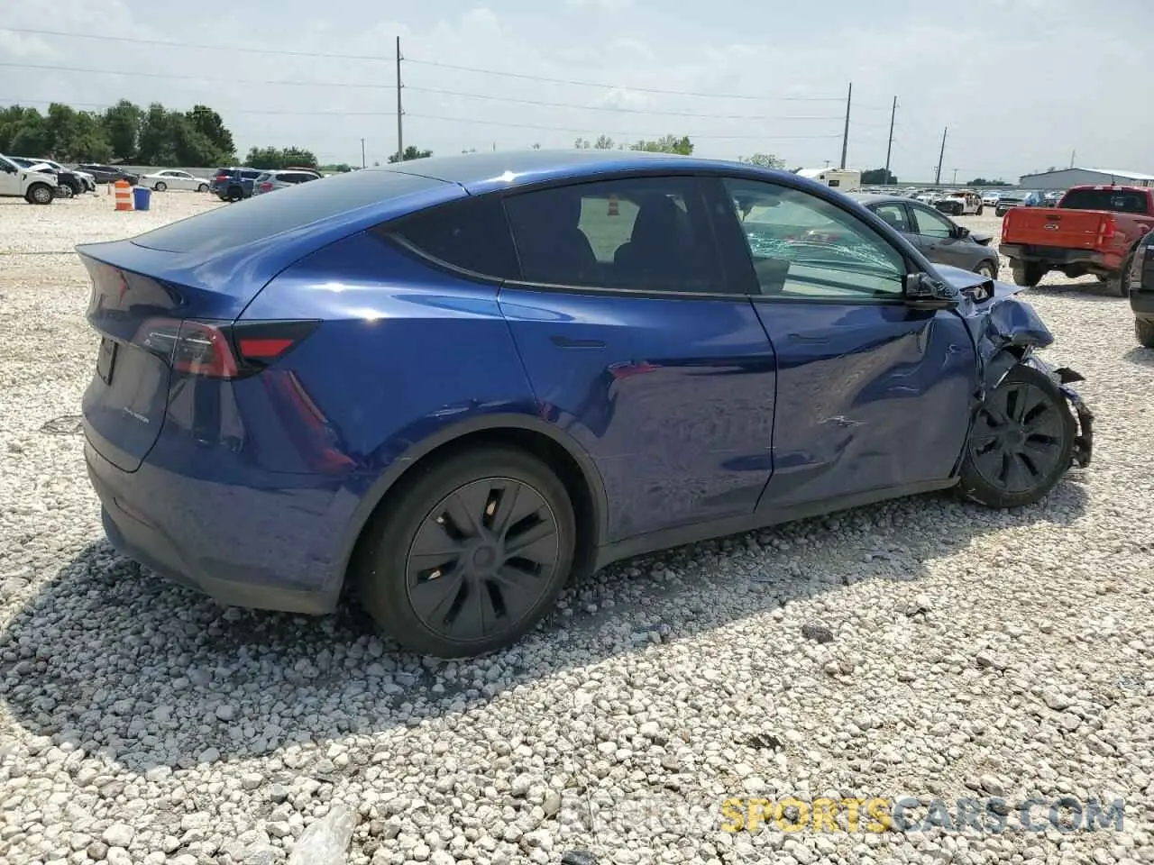 3 Photograph of a damaged car 7SAYGAEE6RF196245 TESLA MODEL Y 2024
