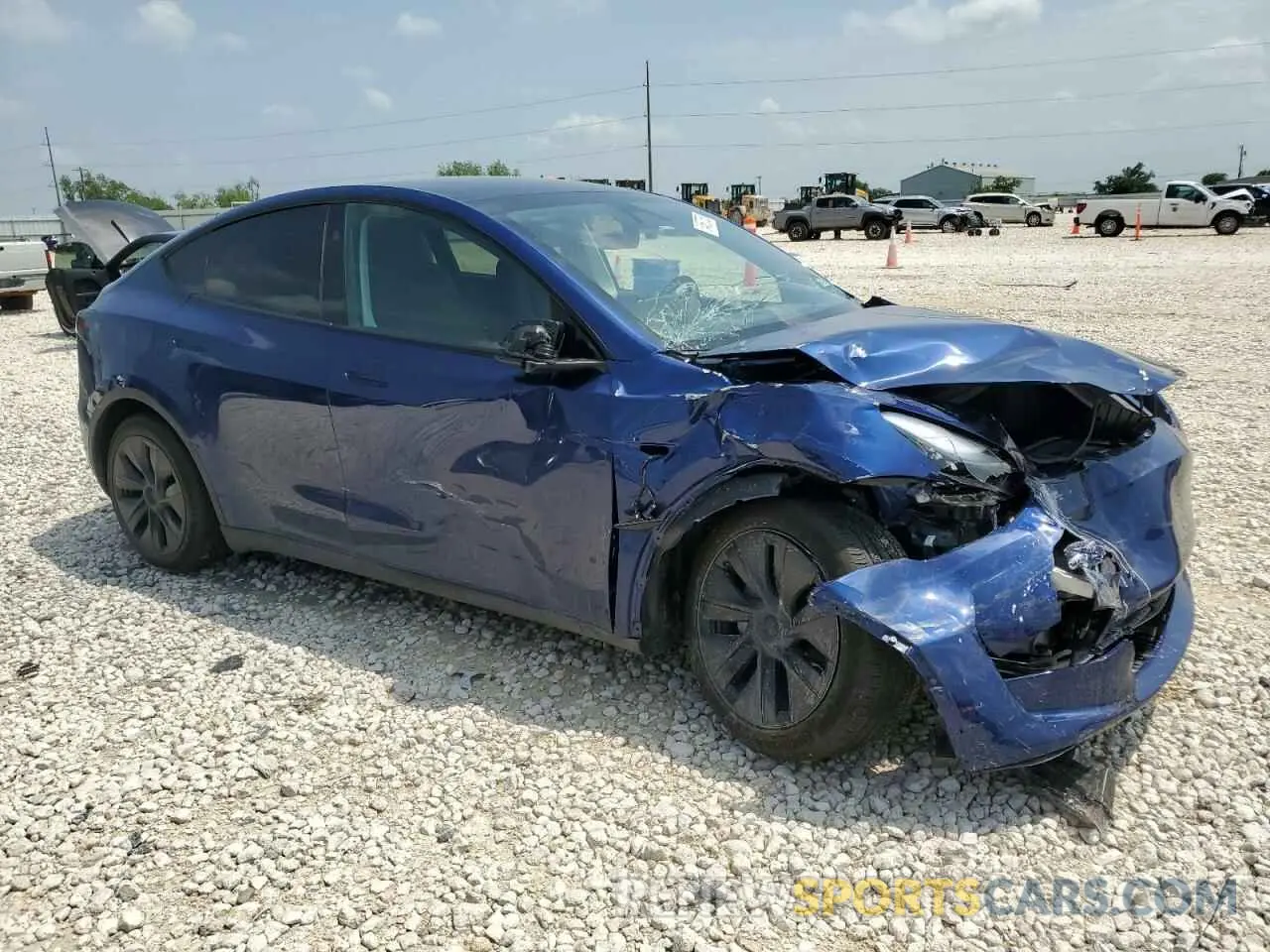 4 Photograph of a damaged car 7SAYGAEE6RF196245 TESLA MODEL Y 2024